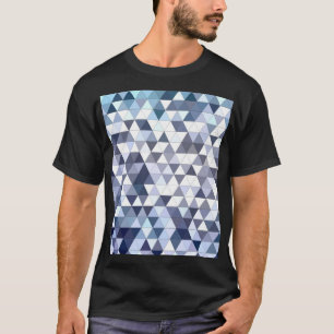 Farbiges geometrisch dreieckiges Mosaik: abstrakte T-Shirt