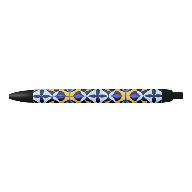 Farbiges geometrisches abstraktes Design Kugelschreiber (Vorderseite)