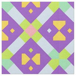 Farbiges geometrisches abstraktes Design Stoff