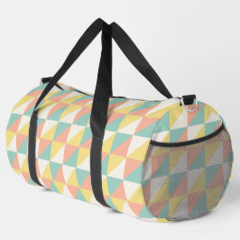 Farbiges geometrisches Abstraktes Dreieck-Muster Duffle Bag