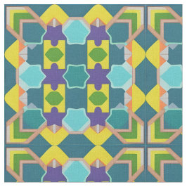 Farbiges geometrisches Abstraktes Muster Stoff