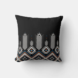 Farbiges geometrisches Design der Stämme Kissen
