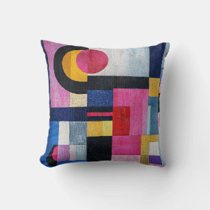 Farbiges geometrisches Design Kissen