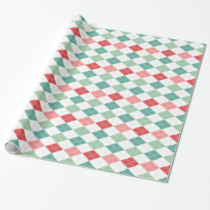Farbiges geometrisches Harlequin Nahtloses Muster Geschenkpapier