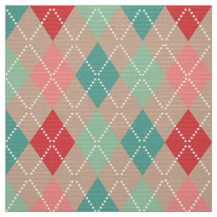 Farbiges geometrisches Muster 3 Stoff
