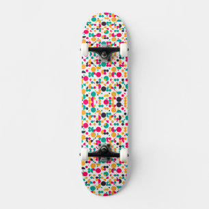 Farbiges geometrisches Muster - All-Over-Print Skateboard