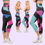 Farbiges geometrisches Muster Capri Leggings<br><div class="desc">Geometric Hexagon Musterwagen Mat I bieten mehr Kontrast und Thema in diesem Design zum Verkauf und auch die Qualität, einzigartige Farben und hochwertige gedruckte Bild, sodass wir garantieren können, dass es zufrieden sein, weil ich an Kundenzufriedenheit und Leidenschaft für Innovation und Qualität. Die verschiedenen Arten von einzigartigen Designs können Sie...</div>