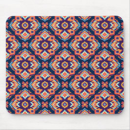 Farbiges geometrisches Muster der Aztec Mousepad