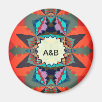 Farbiges geometrisches Muster des südlichen Wester