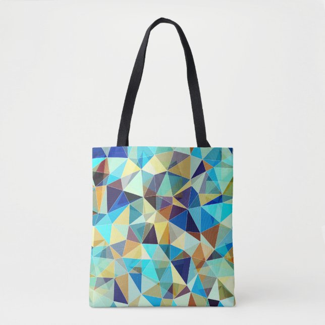 Farbiges geometrisches Muster, dreieckiger Hinterg (Vorderseite)