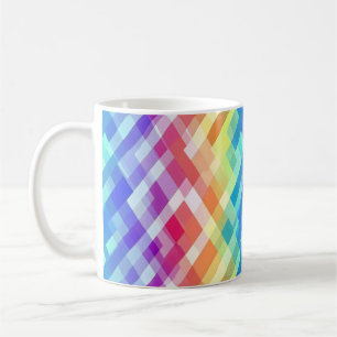 Farbiges geometrisches Muster Kaffeetasse