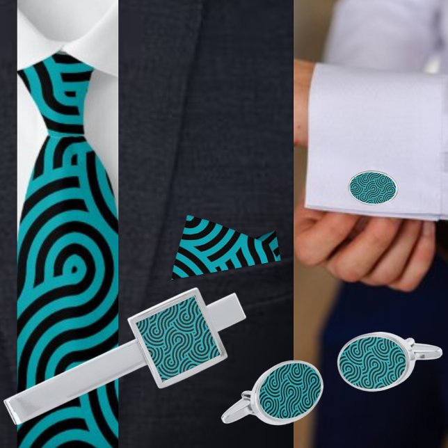 Farbiges geometrisches Muster Krawatte (Von Creator hochgeladen)