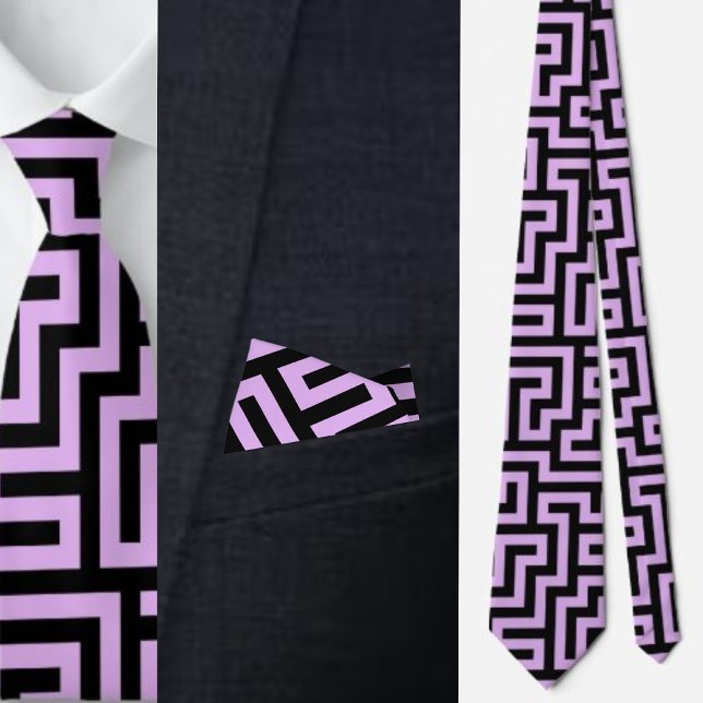 Farbiges geometrisches Muster Krawatte (Von Creator hochgeladen)