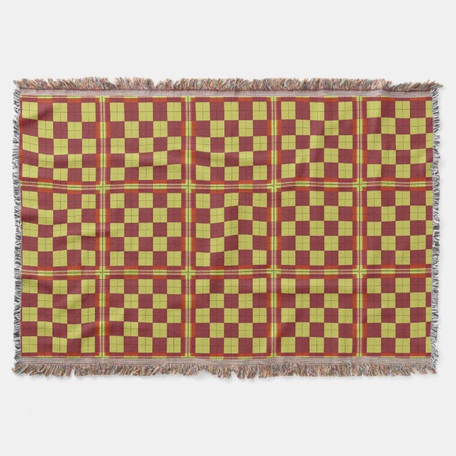 Farbiges geometrisches Muster mit Abstrakten Forme Decke (Vorderseite)