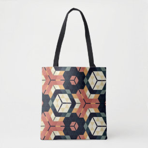 Farbiges geometrisches Muster mit Hexagon Square