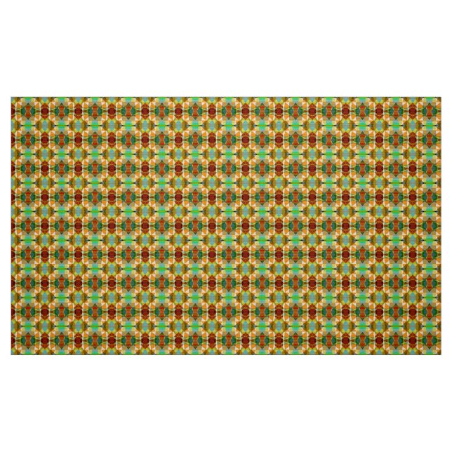 Farbiges geometrisches Muster Stoff (Fat Quarter (45,7 x 55,9 cm))