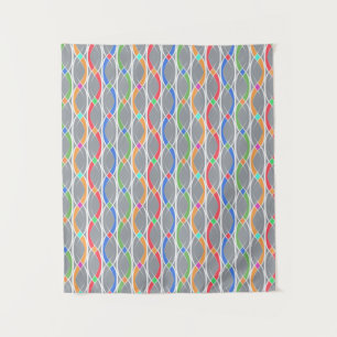 Farbiges geometrisches Muster. Wandteppich