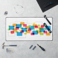 Farbiges geometrisches Rechtecke-Muster