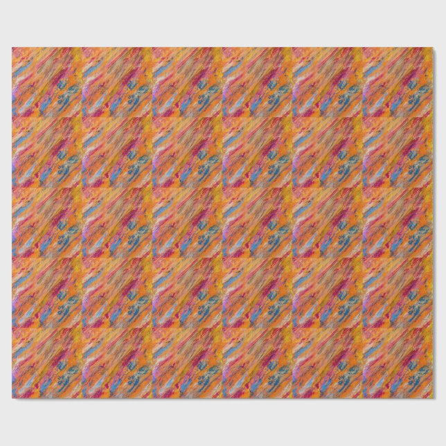Farbiges Geschenkpapier (Flach)
