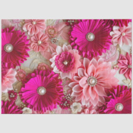 Farbiges Gewebe aus Blumengewebe, Tissue Seidenpapier