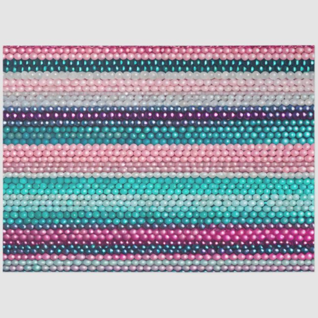 Farbiges Gewebe aus Perlmutt Seidenpapier (Vorderseite)