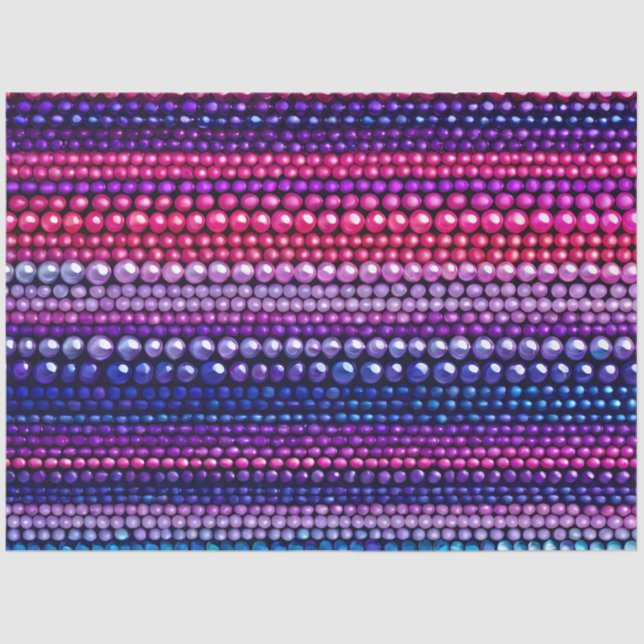 Farbiges Gewebe aus Perlmutt Seidenpapier (Vorderseite)