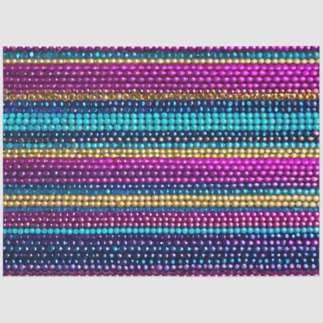 Farbiges Gewebe aus Perlmutt Seidenpapier (Vorderseite)