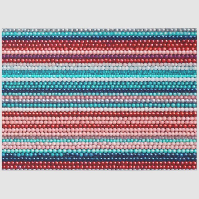 Farbiges Gewebe aus Perlmutt Seidenpapier (Vorderseite)