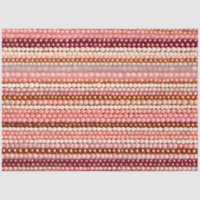 Farbiges Gewebe aus Perlmutt Seidenpapier (Vorderseite)