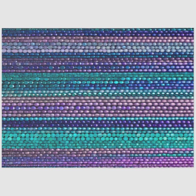 Farbiges Gewebe aus Perlmutt Seidenpapier (Vorderseite)