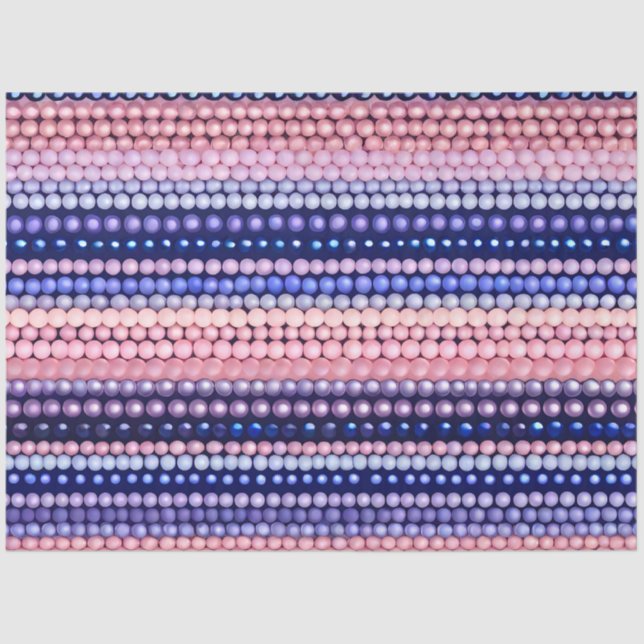 Farbiges Gewebe aus Perlmutt Seidenpapier (Vorderseite)