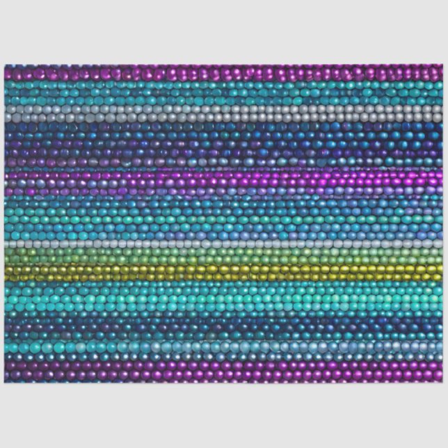 Farbiges Gewebe aus Perlmutt Seidenpapier (Vorderseite)