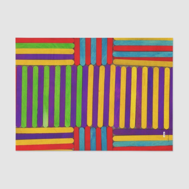 Farbiges Gewebe Seidenpapier (Vorderseite)