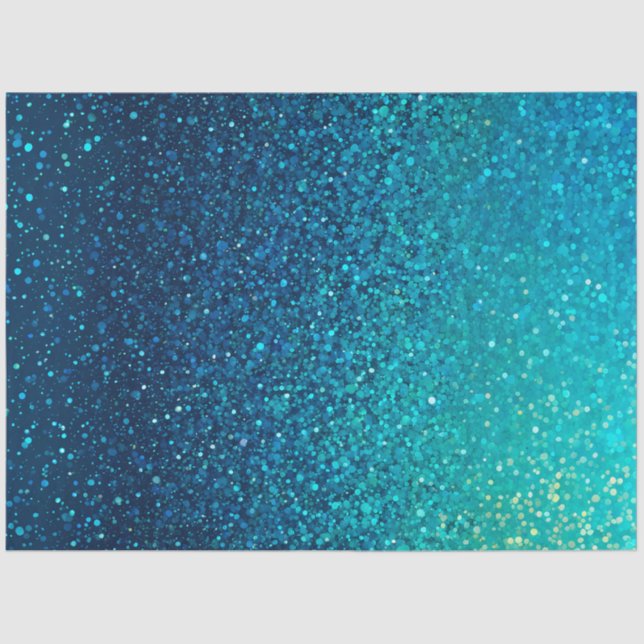 Farbiges Glitzer Kunstpapier Seidenpapier (Vorderseite)