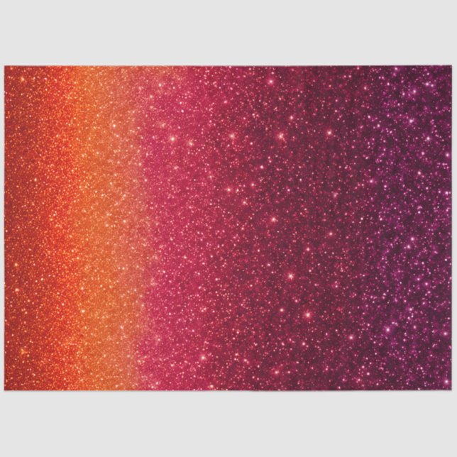 Farbiges Glitzer Kunstpapier Seidenpapier (Vorderseite)