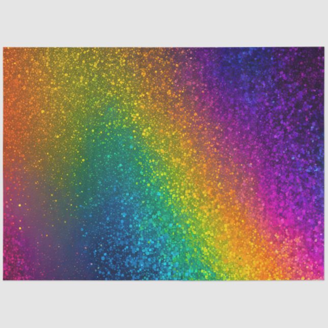 Farbiges Glitzer Kunstpapier Seidenpapier (Vorderseite)