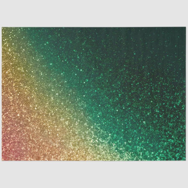 Farbiges Glitzer Kunstpapier Seidenpapier (Vorderseite)