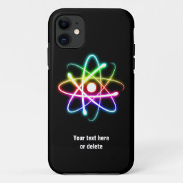 Farbiges Glow Atom Symbol Case-Mate iPhone Hülle