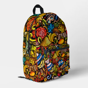 Farbiges Graffiti-Design Bedruckter Rucksack