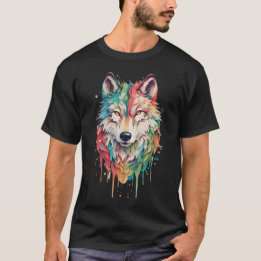 Farbiges Graffiti-Gemäldeteil T-Shirt