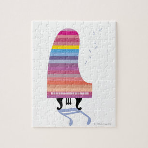 Farbiges Grand Piano Puzzle