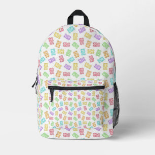 Farbiges Gummibärchen-Muster   Süßes Candy-Regenbo Bedruckter Rucksack