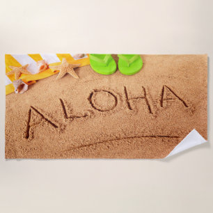 Farbiges Hawaii Aloha Summer Beach Handtuch