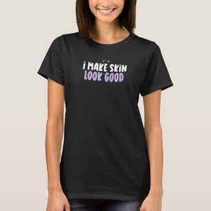 Farbiges Herz, das ich Haut zum guten Sprichwort m T-Shirt
