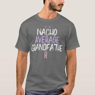 Farbiges Herz Funny Nacho Durchschnitt Großvater S T-Shirt