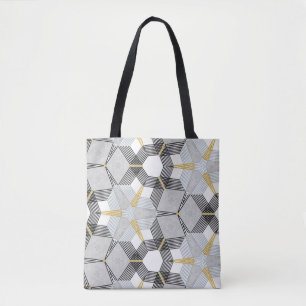 Farbiges Hexagon-Quadrat: geometrisches Kaleidosko