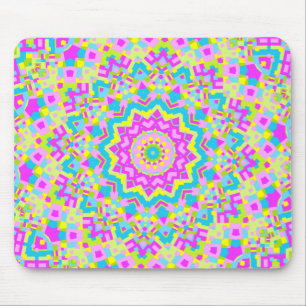 Farbiges Kaleidoskop 04 Mousepad