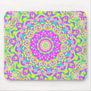 Farbiges Kaleidoskop 08 Mousepad