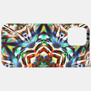 Farbiges Kaleidoskop mit Textur, die Leinwand auss Case-Mate iPhone Hülle