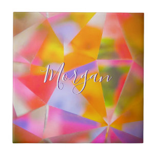 Farbiges Kaleidoskop, Name der DIY und Art White S Fliese